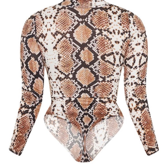 Snake Print Bodysuit
